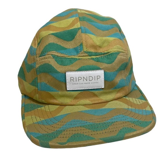 Ripndip Other - RipNDip American Made Goods Hat Waves Lines 5 Panel Adjustable